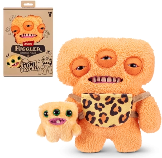 Spin Master Fuggler mini rascals annoyed alien + baby fugg (double trouble) - 1 bucată