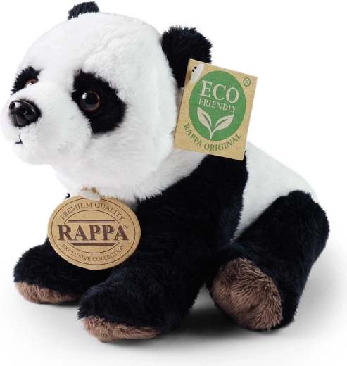 Panda de pluș așezată Eco-Friendly 18 cm