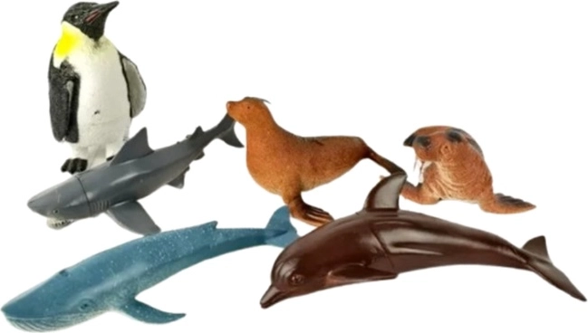 Animale marine – set de figurine pentru copii în săculeț