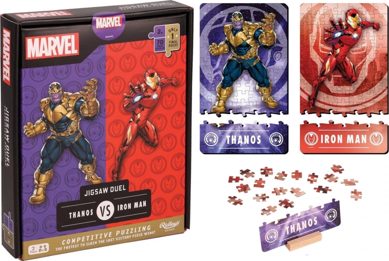 Puzzle Duel MARVEL Avengers: Thanos vs Iron Man 2×70 piese