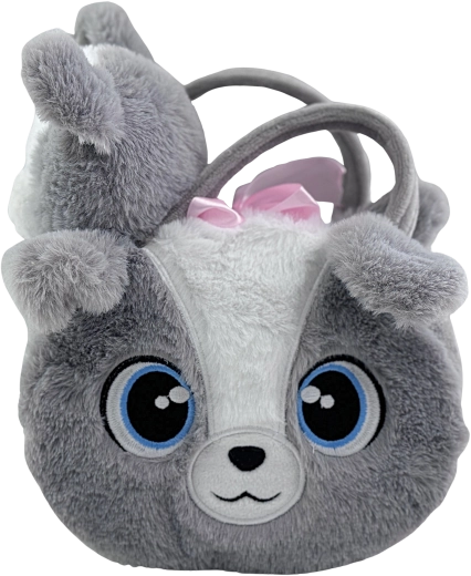 Geantă plușată cu câinele Dante