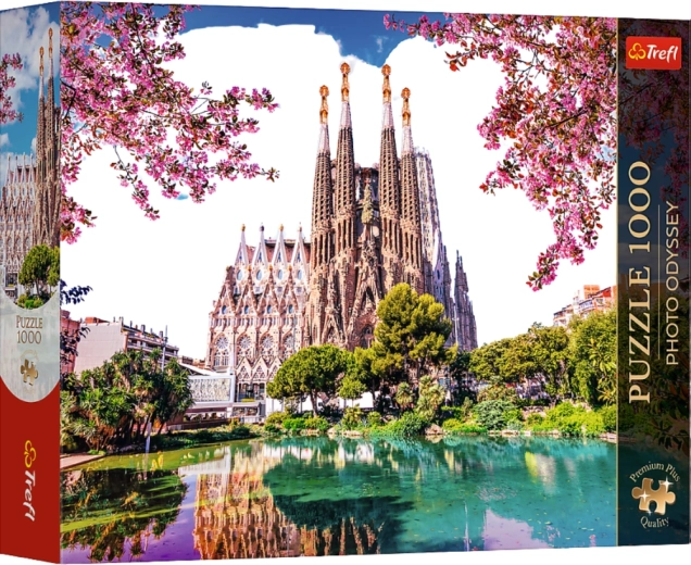 Puzzle 1000 piese Photo Odyssey: Sagrada Família, Barcelona – Trefl