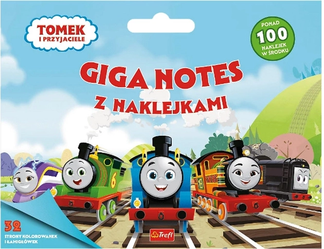 Thomas și prietenii – giga caiet cu autocolante