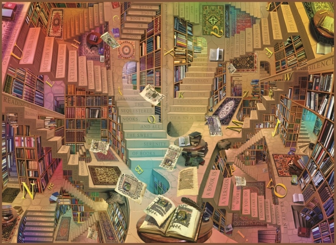 Puzzle Bibliotecă 1000 piese de la Anatolian