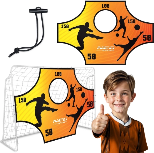 Neo-Sport prelată țintă pentru poartă de fotbal 180 × 120 cm