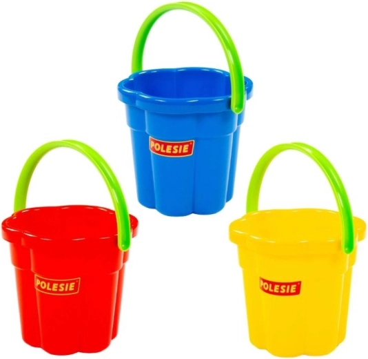 Găleată mare din plastic în formă de floare - 1 bucată