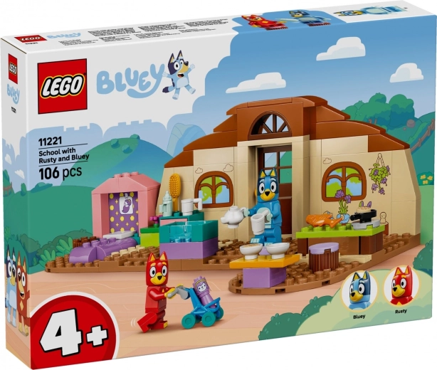 LEGO Bluey școala cu Rusty și Bluey