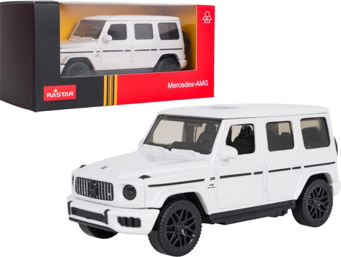 Model metalic Mercedes-AMG G63 RASTAR la scara 1:43, alb