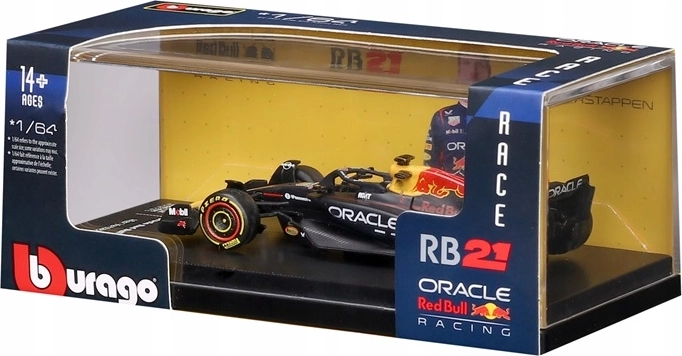 Model Bburago F1 1:64 Oracle Red Bull Racing RB21 Max Verstappen (2025) - 1 bucată