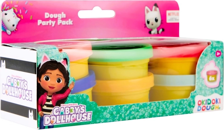 Plastilină de modelat Casa magică a lui Gabby, 6 culori