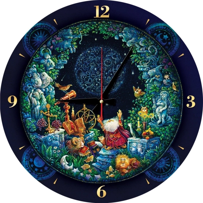 ART PUZZLE puzzle cu ceas astrologic, 570 piese, cu ramă