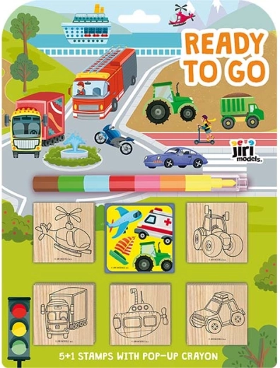 Ștampile 5+1 cu creion cerat pliabil – Transport