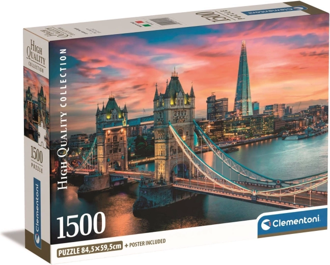Puzzle 1500 piese Compact London Twilight