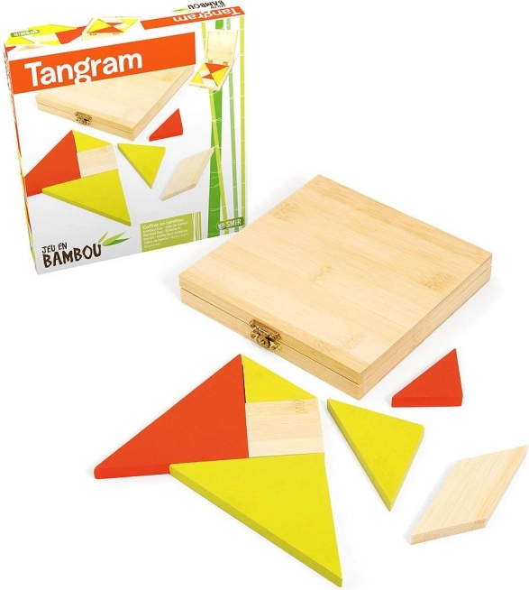 Tangram din bambus Jeujura