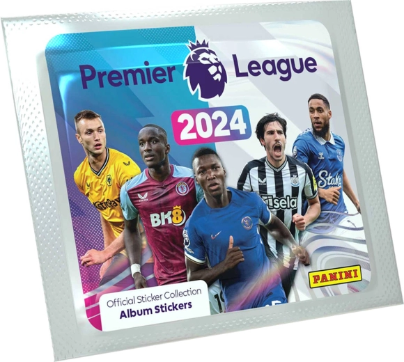 Panini Premier League 2024 autocolante de colecție – pachet 5 buc.