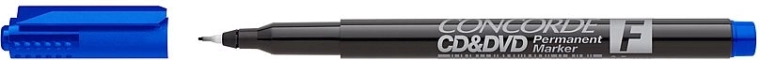 Marker permanent CONCORDE pentru CD și DVD, albastru