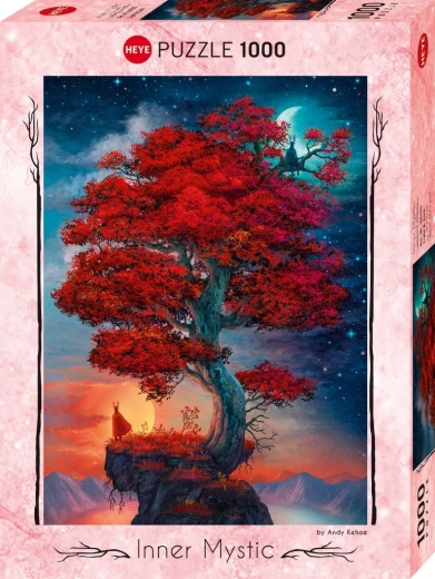 Puzzle HEYE Inner Mystic: Lumină și întuneric, 1000 de piese