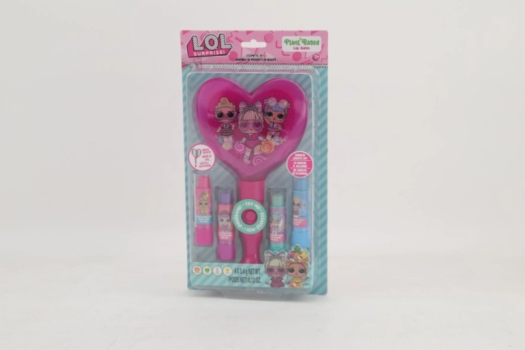 set cosmetic cu oglindă luminată lol