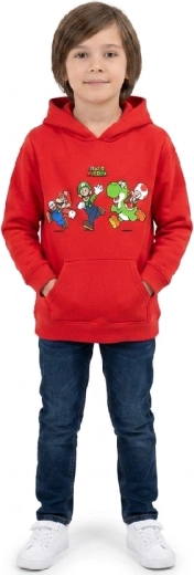 Hanorac roșu Super Mario