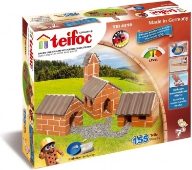 Set de construcție TEIFOC sat – 155 piese