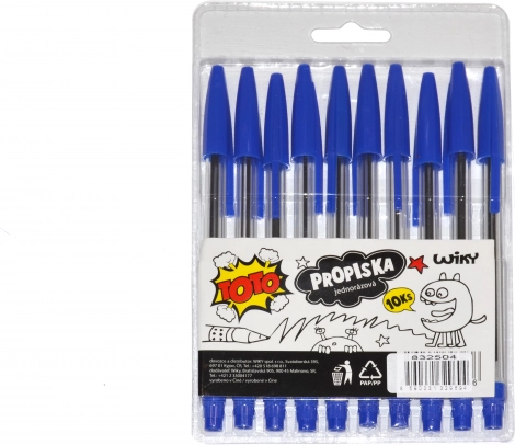 Pixuri de unică folosință TOTO - pastă albastră, 10 buc