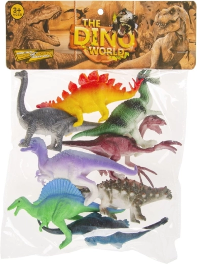 Dinozauri în săculeț (set din 8 piese)