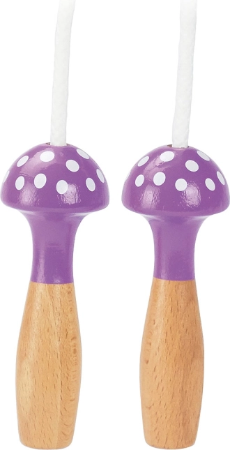 Sfoară de sărit mov cu buline VILAC