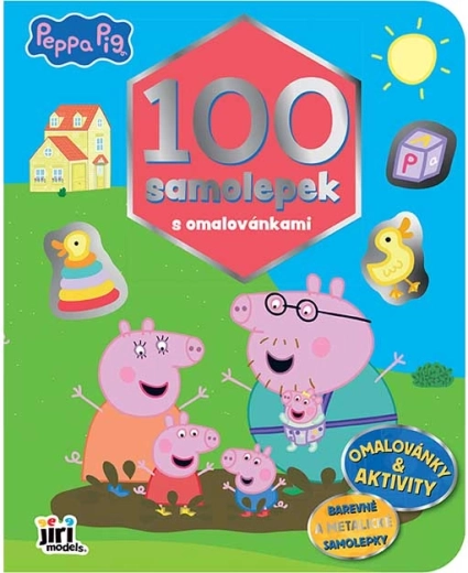 Purcelușa Peppa: carte de colorat cu peste 100 de autocolante