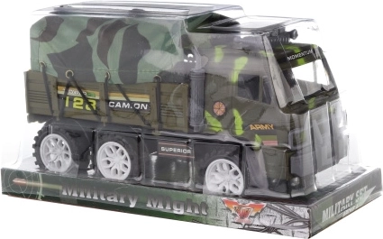 Mașină militară cu prelată, cu mecanism inerțial, 23 cm