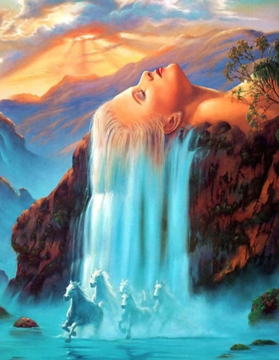 Pictură cu diamante Visare 30 × 40 cm