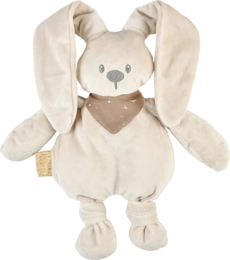 Iepuraș de pluș Nattou Lapidou Glow, culoare nisip, 36 cm