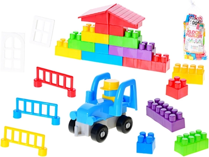 Set de construcție vehicule 100 piese