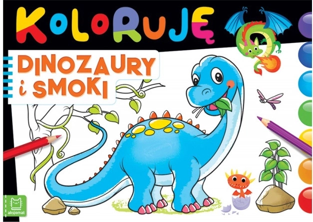 Cărți de colorat – dinozauri și dragoni
