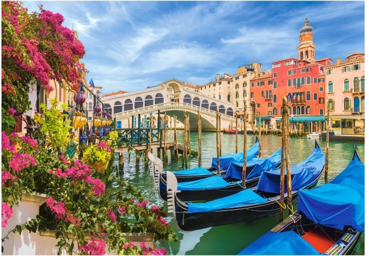 Puzzle Castorland Canalul Mare din Veneția 500 piese