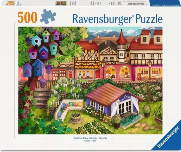Puzzle Ravensburger Târgul din orășel – 500 de piese