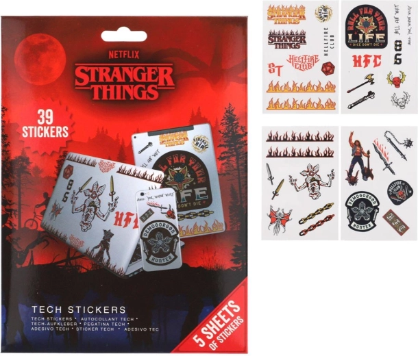 Autocolante Stranger Things 4 tehnice