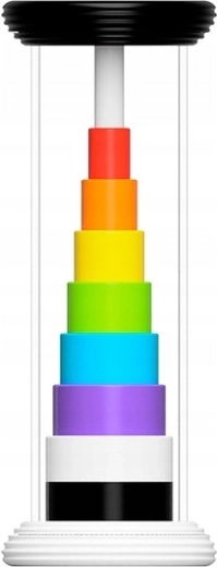 Fat Brain Flipty zornăitoare colorată cu răsturnare, 16 cm