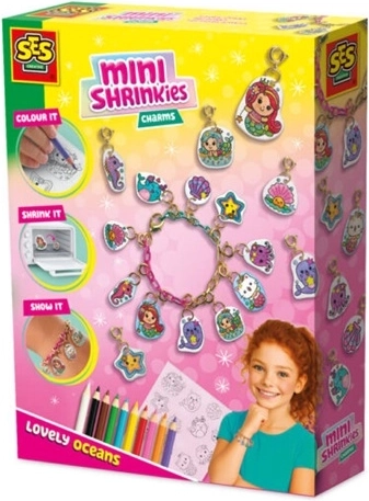 Ses Mini Shrinkies Charms Lovely Ocean – set creativ de brelocuri