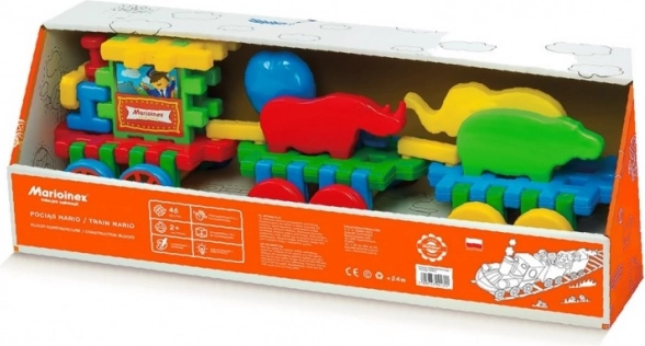 Set de construcție tren MARIO – 41 piese