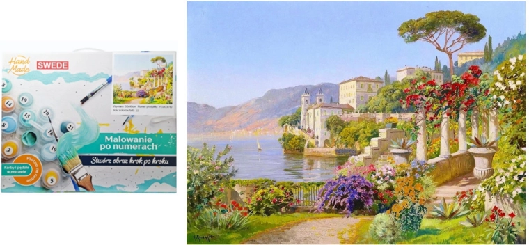 Pictură după numere – În grădină