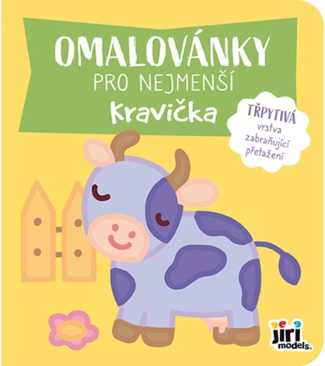 Caiet de colorat pentru cei mai mici – văcuța