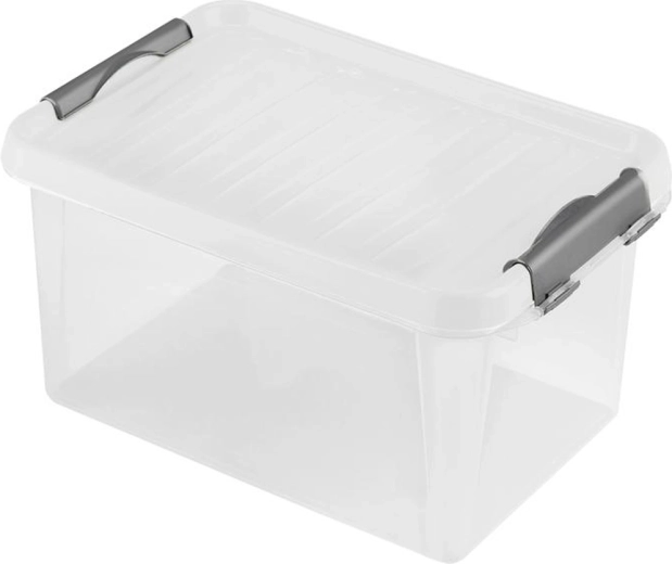 Cutie de depozitare din plastic cu capac Heidrun 8 l