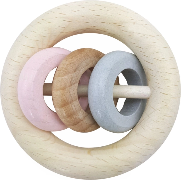 Hess zornăitoare trei inele roz