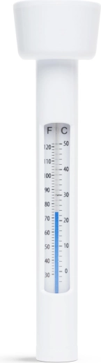 Termometru plutitor pentru piscină cu șnur, alb
