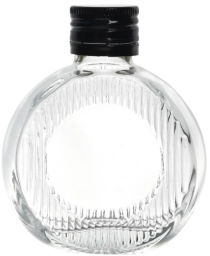 Sticluță Moon 100 ml cu capac metalic cu înfiletare 28 mm