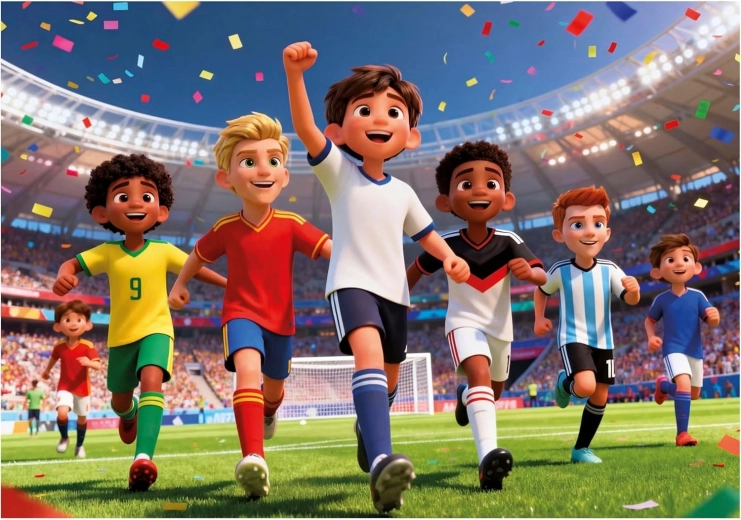 Educa puzzle Lumea fotbalului 300 piese