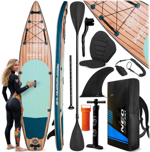 Paddleboard gonflabil Reefbreak 350 × 81 × 15 cm Neo‑Sport