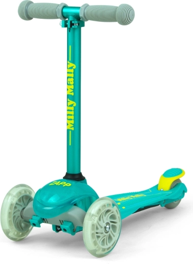 Trotinetă triplă pentru copii MILLY MALLY Zapp mint