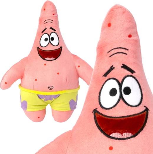 Patrick plușat din serialul SpongeBob Pantaloni Pătrați, 33 cm