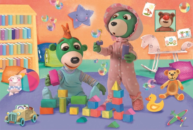 Puzzle Noapte Bună, Treflícii Lumea Veselă a Copiilor MAXI